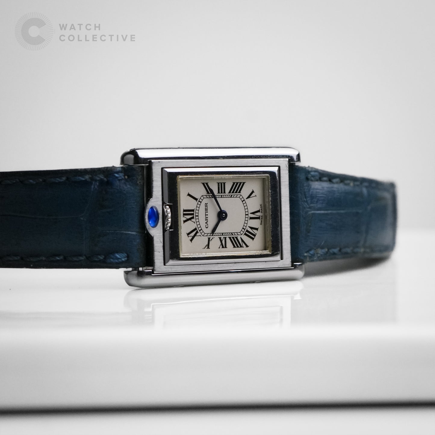 Cartier Tank Basculante Quartz Steel 2386