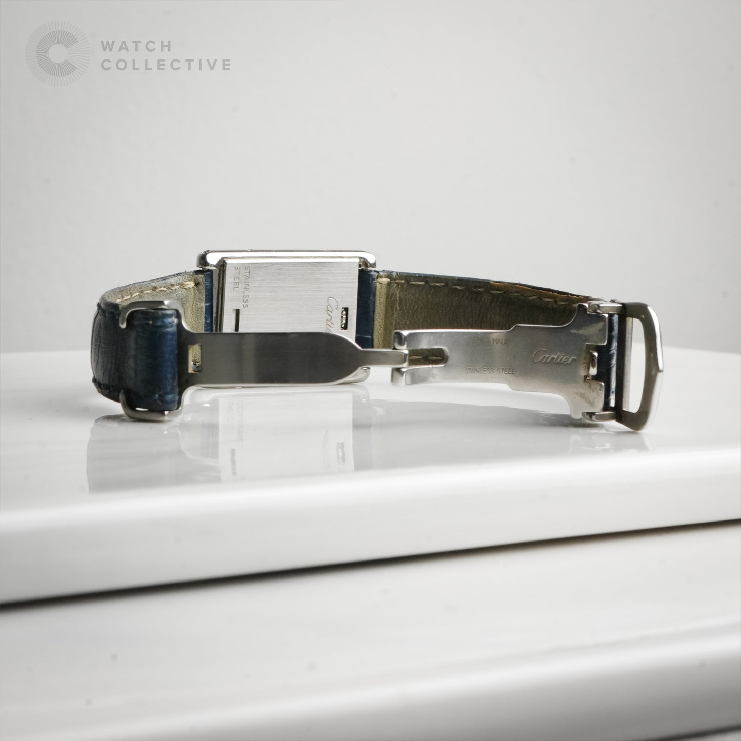 Cartier Tank Basculante Quartz Steel 2386