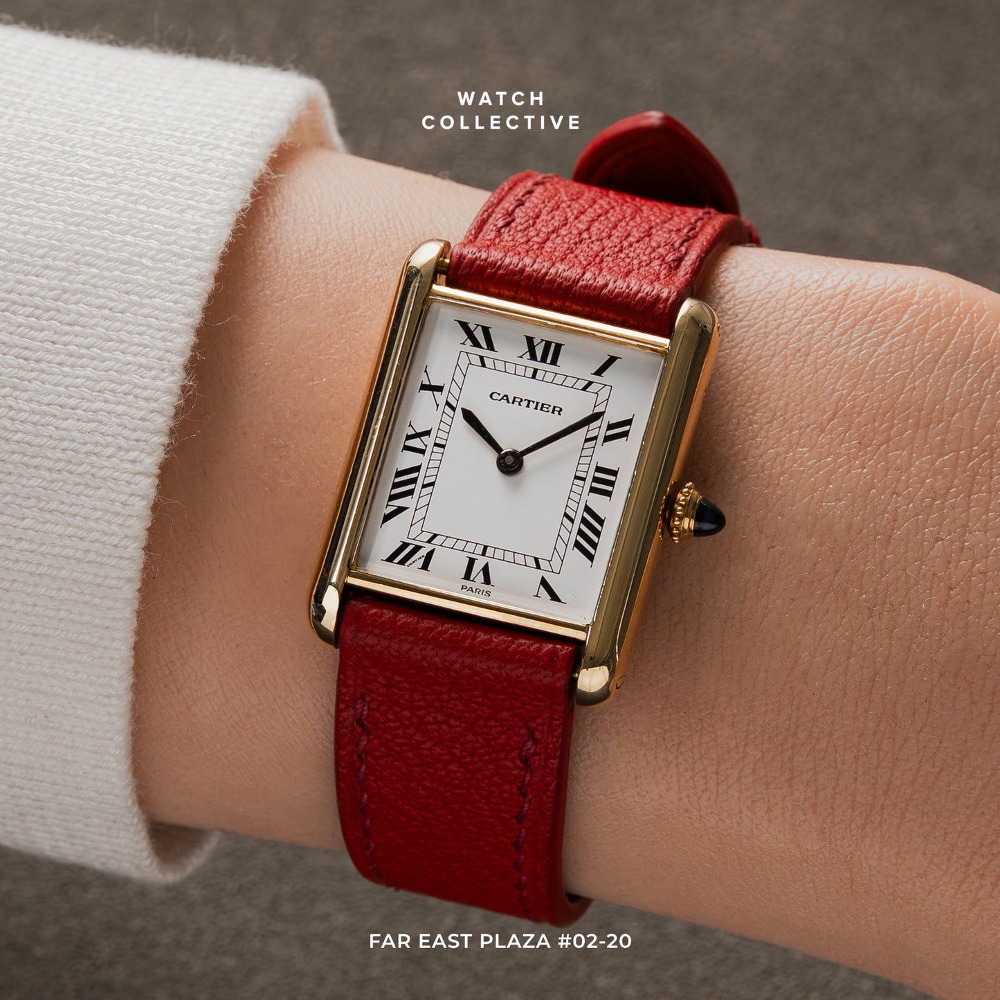 Cartier Tank Louis 18k Yellow Gold 23x30mm manual
