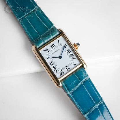 Cartier Tank Louis Paris Dial 18k Yellow Gold 78086