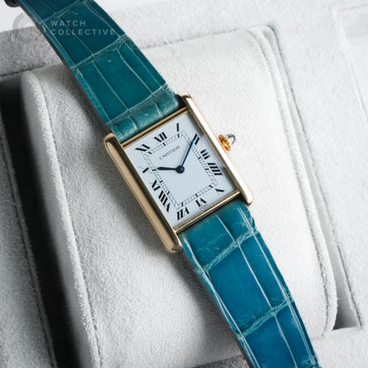 Cartier Tank Louis Paris Dial 18k Yellow Gold 78086