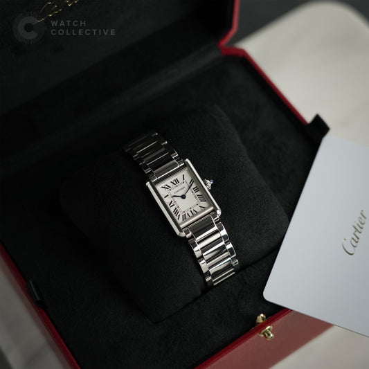 Cartier Tank Must Steel WSTA0051 | Complete Set