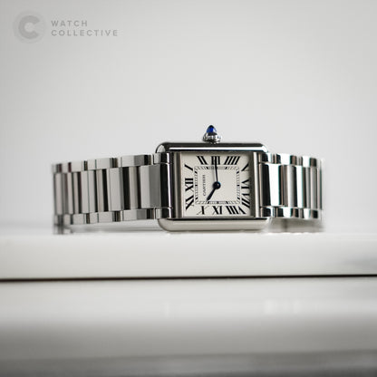 Cartier Tank Must Steel WSTA0051 | Complete Set