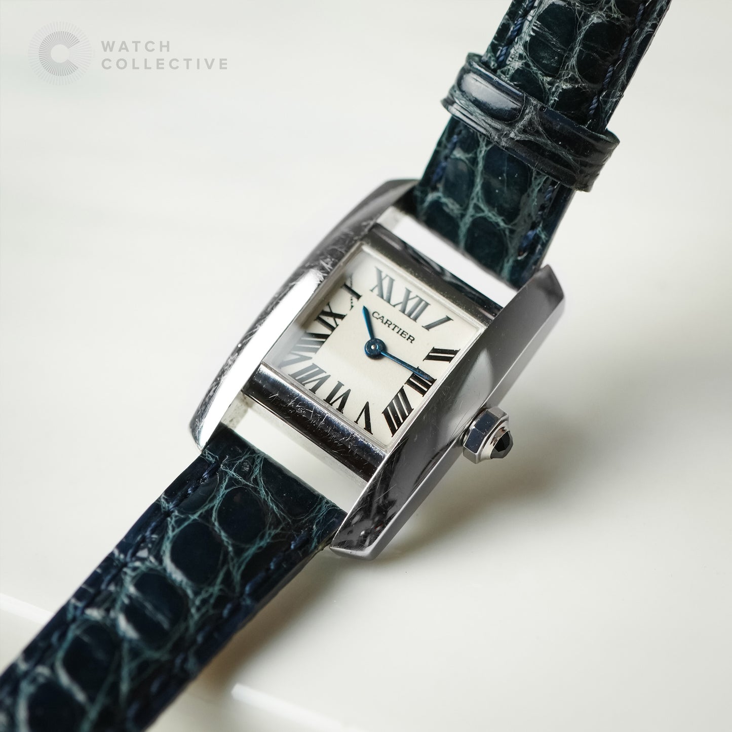 Cartier Tankissime 18k White Gold 2825