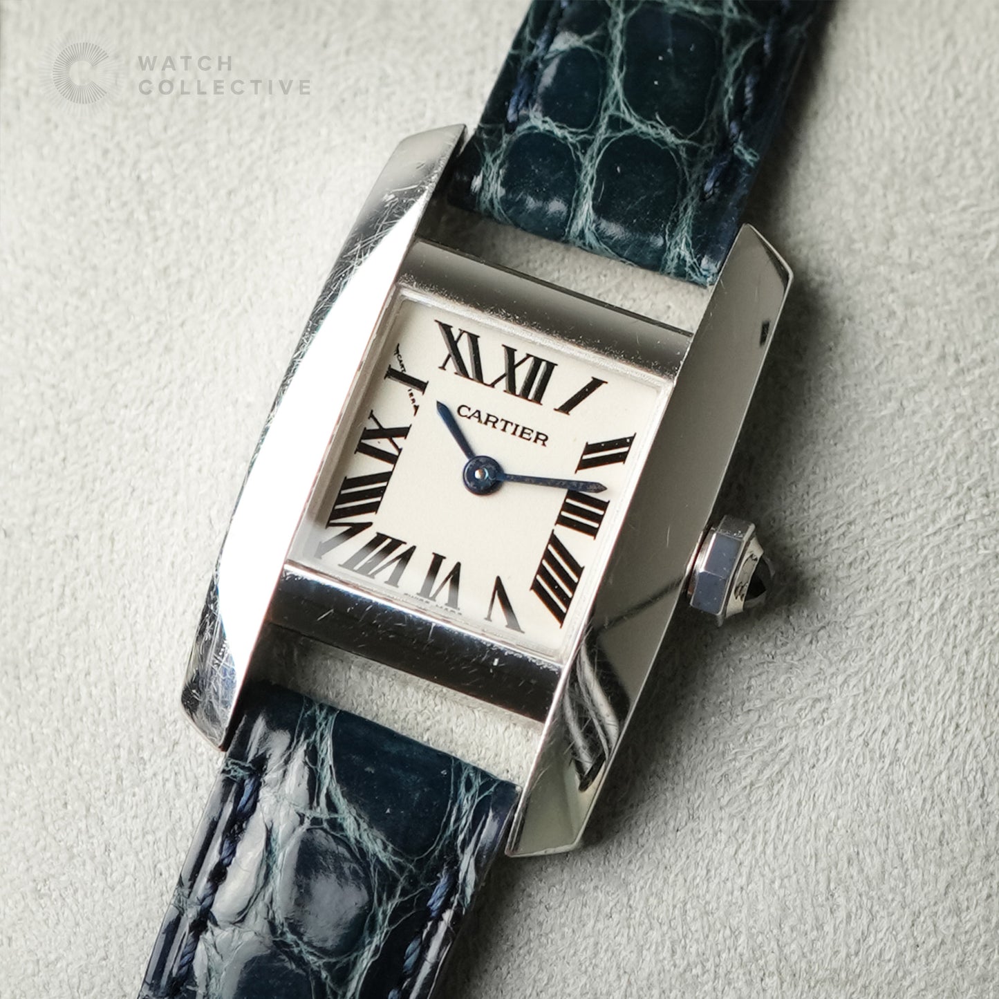 Cartier Tankissime 18k White Gold 2825