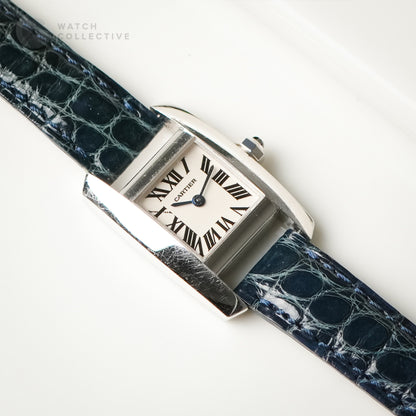 Cartier Tankissime 18k White Gold 2825