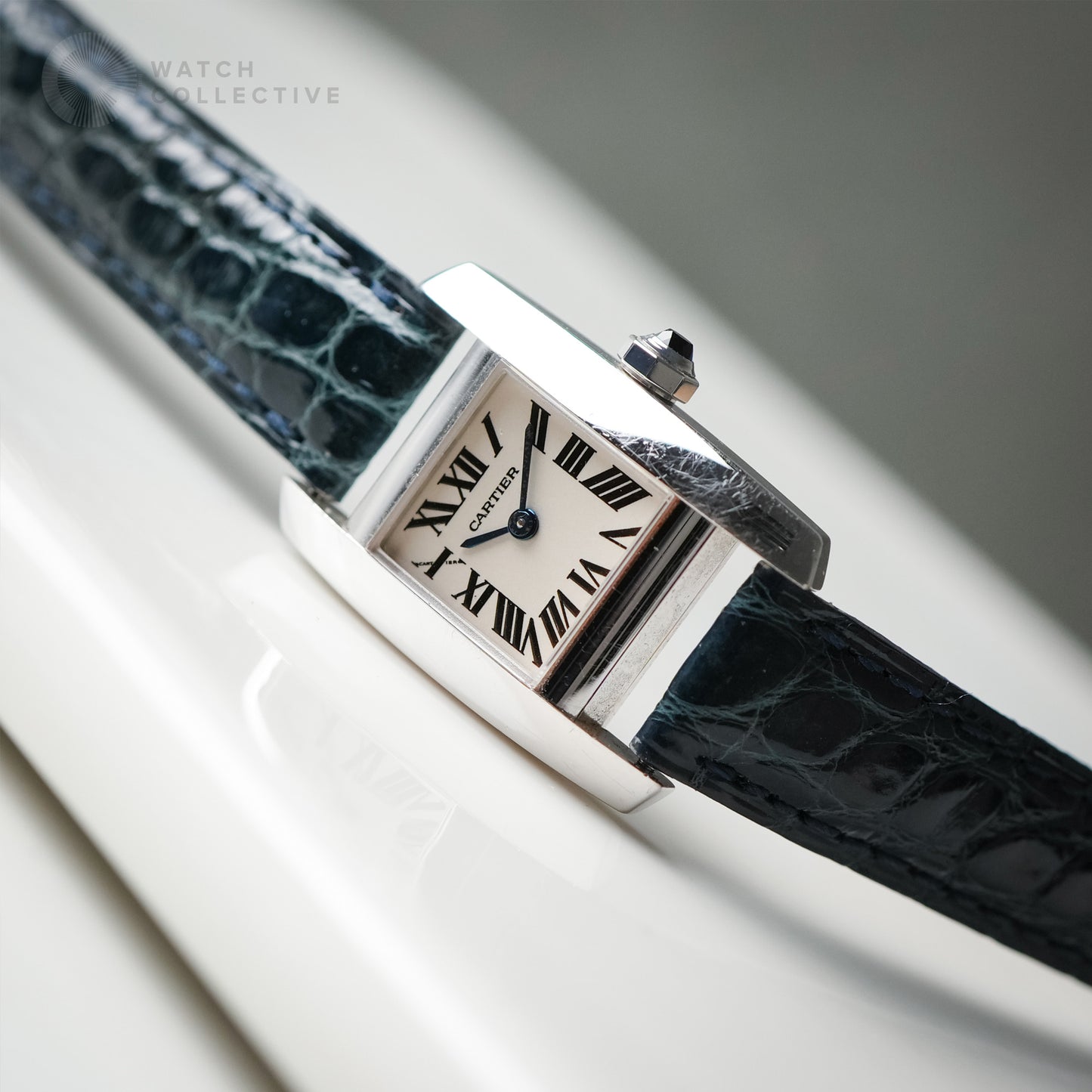 Cartier Tankissime 18k White Gold 2825