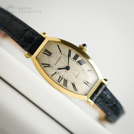 Cartier Tonneau Allongee Yellow Gold 8412