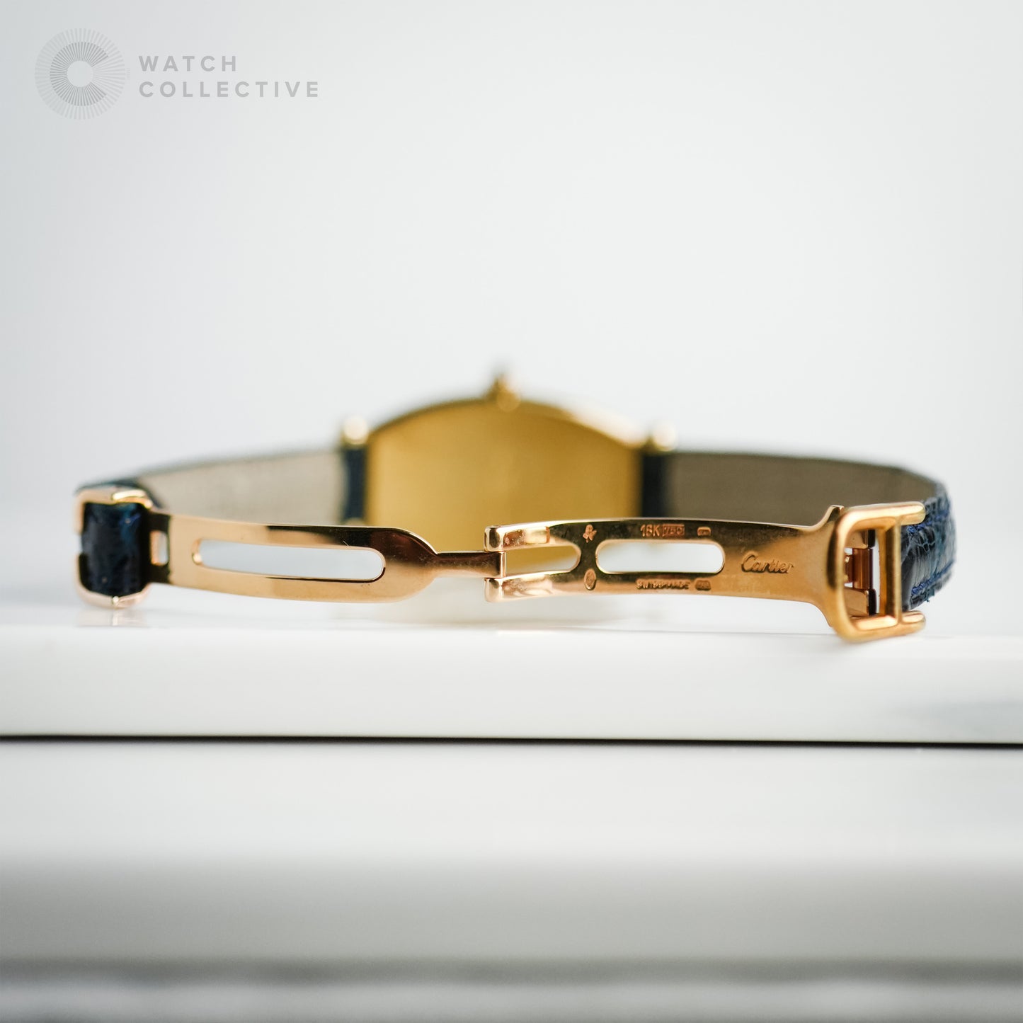 Cartier Tonneau Allongee Yellow Gold 8412