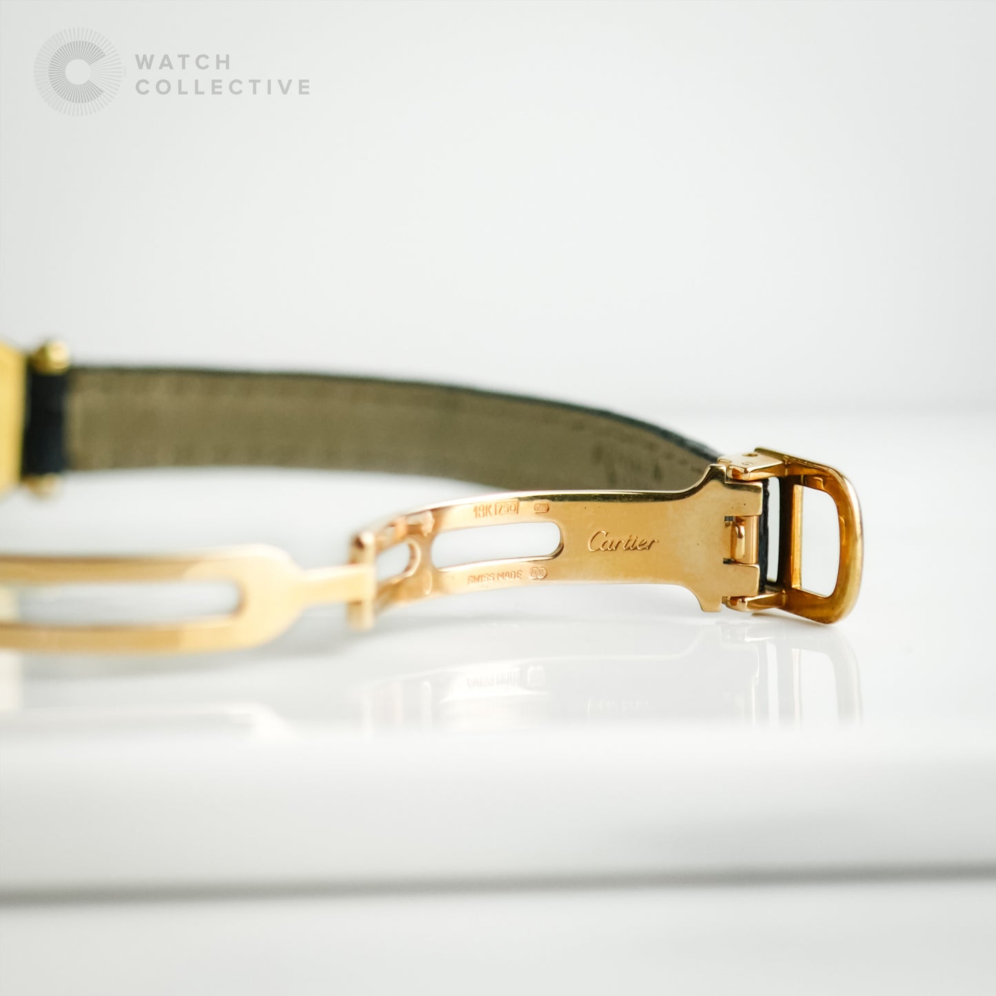 Cartier Tonneau Allongee Yellow Gold 8412