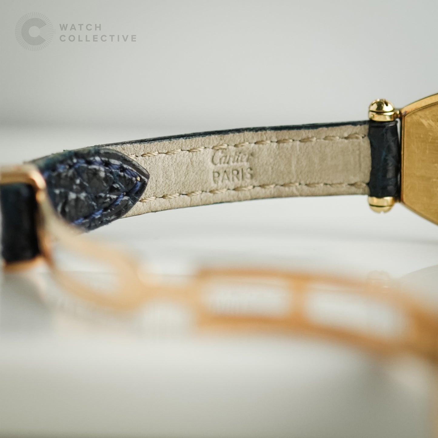 Cartier Tonneau Allongee Yellow Gold 8412