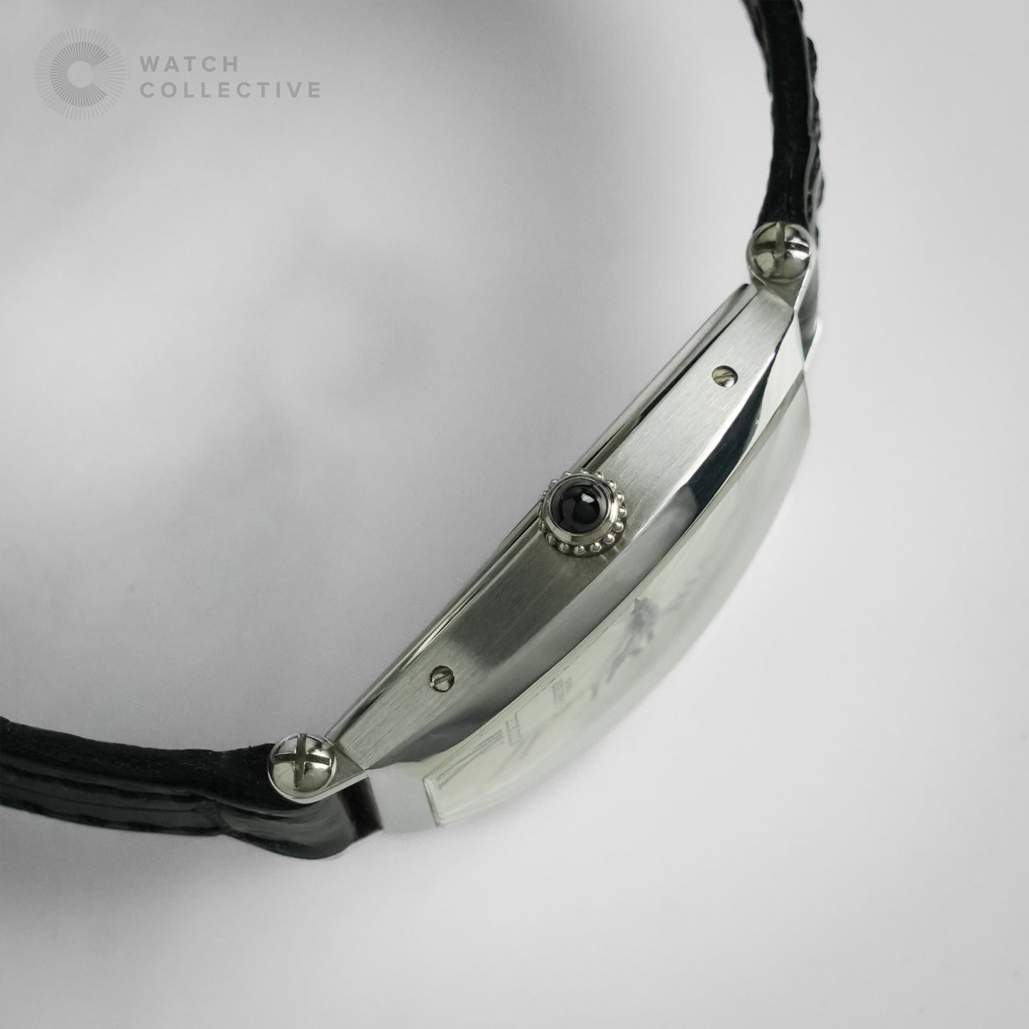 Cartier Platinum Tonneau CPCP SM Size 2668 | Watch, Service Papers & Box