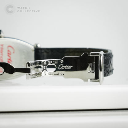 Cartier Platinum Tonneau CPCP SM Size 2668 | Watch, Service Papers & Box