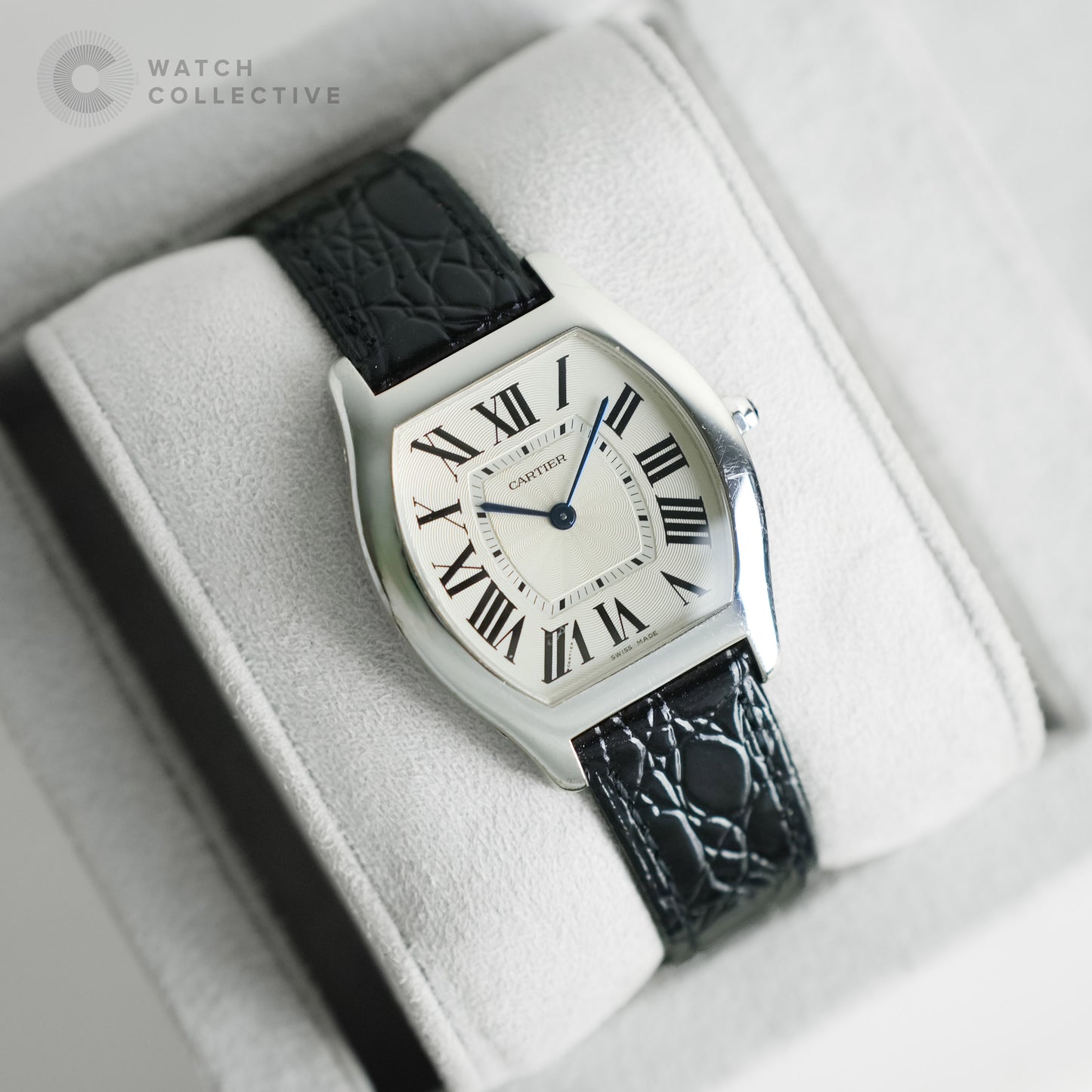 Cartier Tortue 18k white gold 39x31mm manual W1556363
