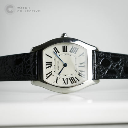 Cartier Tortue 18k white gold 39x31mm manual W1556363