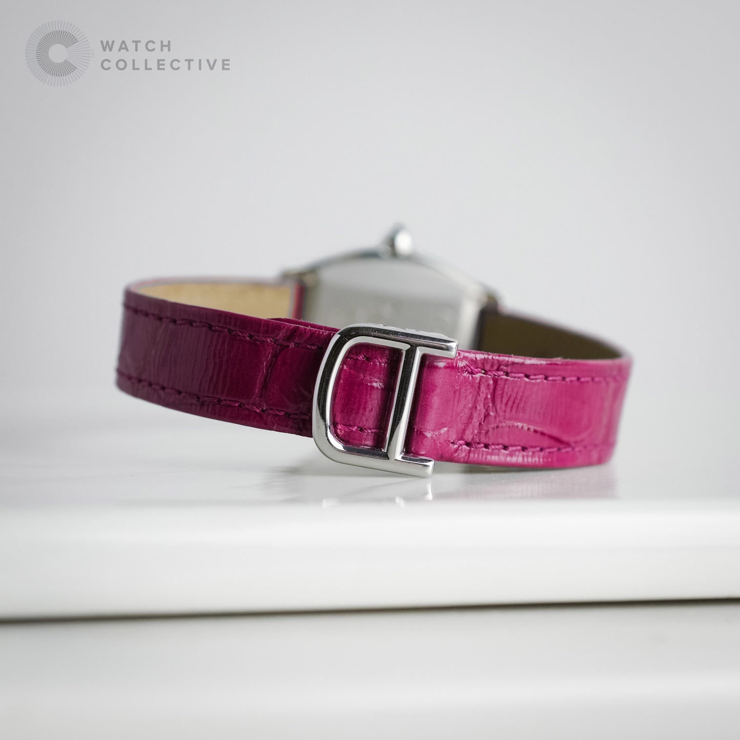 Cartier Tortue 18k white gold factory diamonds 24mm 3699