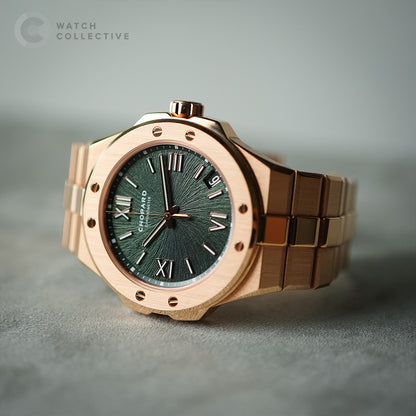 Chopard Alpine Eagle Large Green Dial/Rose gold