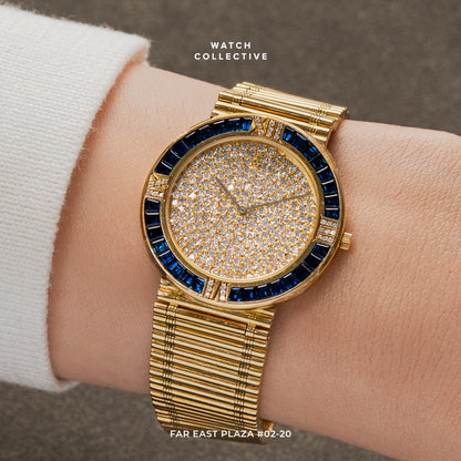 Corum Ultra Thin diamond dial 18k Yellow Gold 31mm quartz