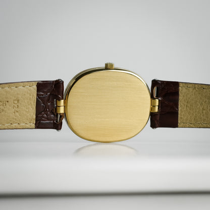 Patek Philippe Ellipse 18k yellow gold Double stamped Vintage 29mm quartz 3930J