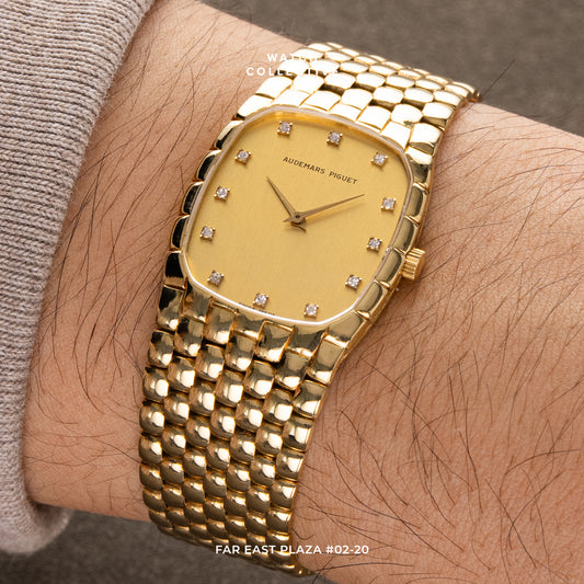 Audemars Piguet Cobra Champagne Dial 18k Yellow Gold