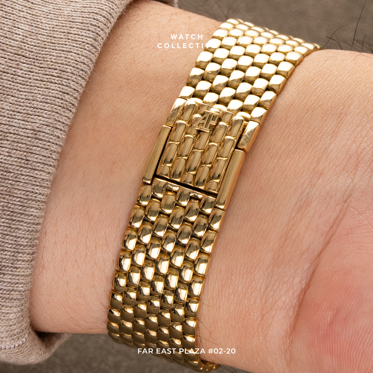 Audemars Piguet Cobra Champagne Dial 18k Yellow Gold
