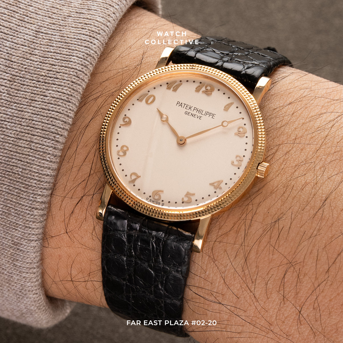 Patek Philippe Calatrava Breguet Numerals 18k Rose Gold 32mm Manual Winding 3520