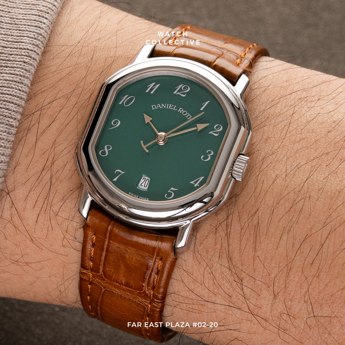 Daniel Roth Le Sentier Stainless Steel Green Dial Automatic 32mm T157STAL