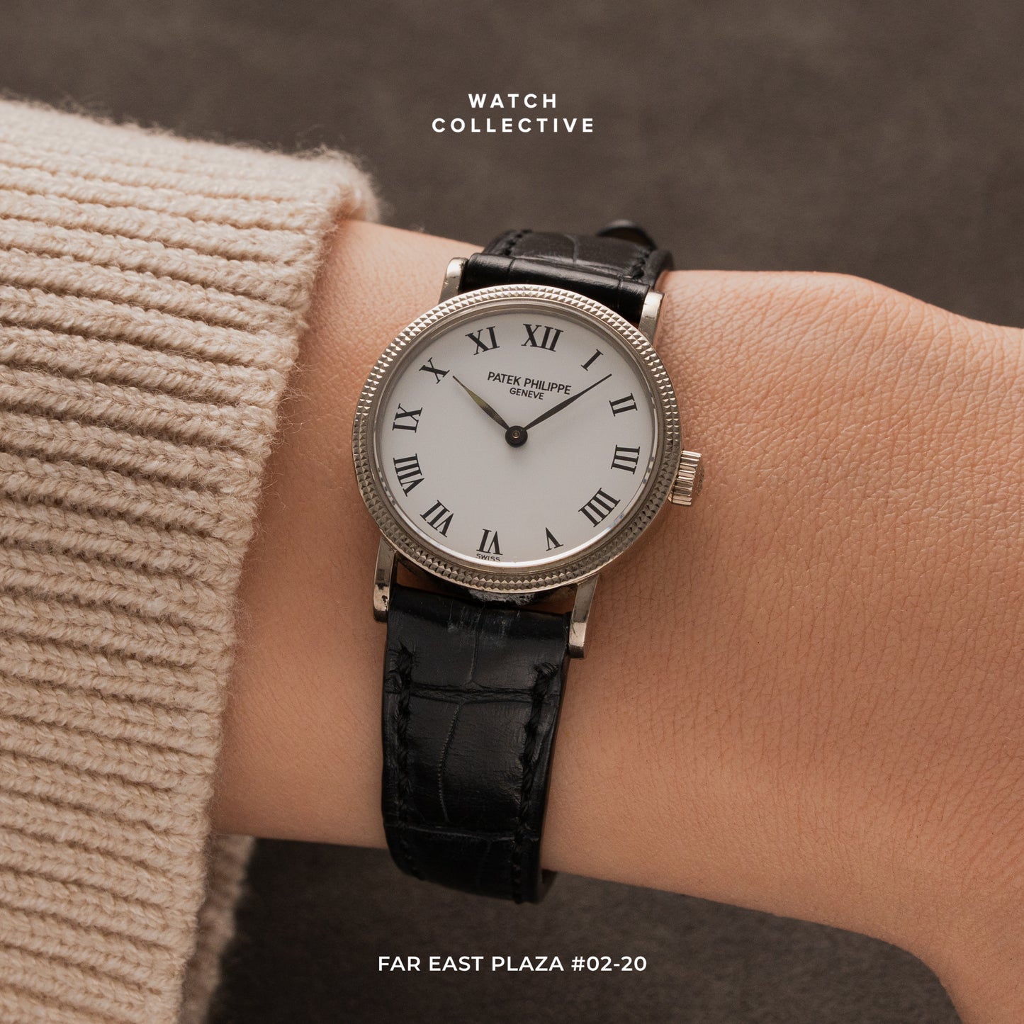Patek Philippe Calatrava 18k White Gold 26mm manual 4809G