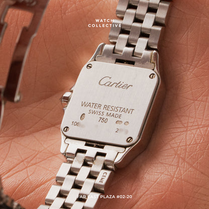 Cartier Santos Demoiselle 18k White Gold Factory Diamonds 20mm Quartz 2700