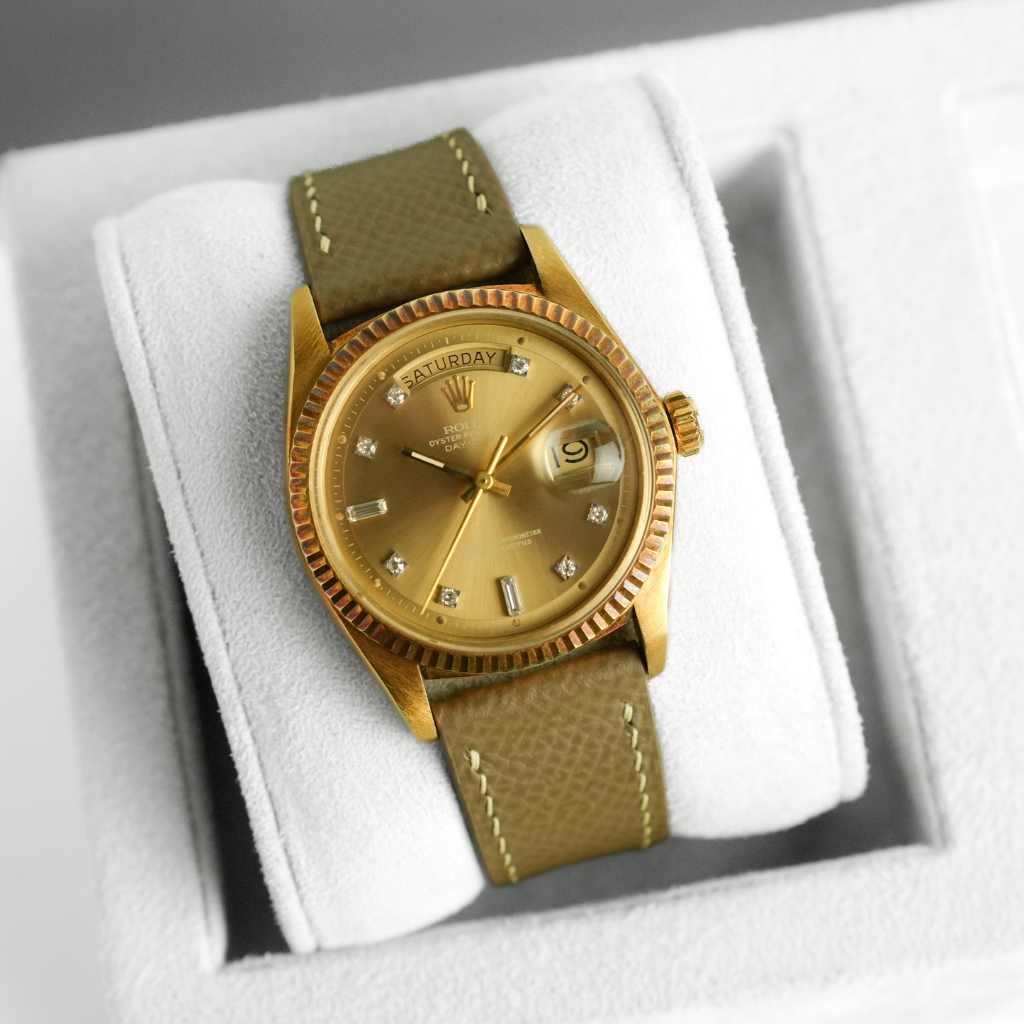 Rolex Daydate Tropical Sigma dial 18k Yellow Gold 36mm Automatic 1803