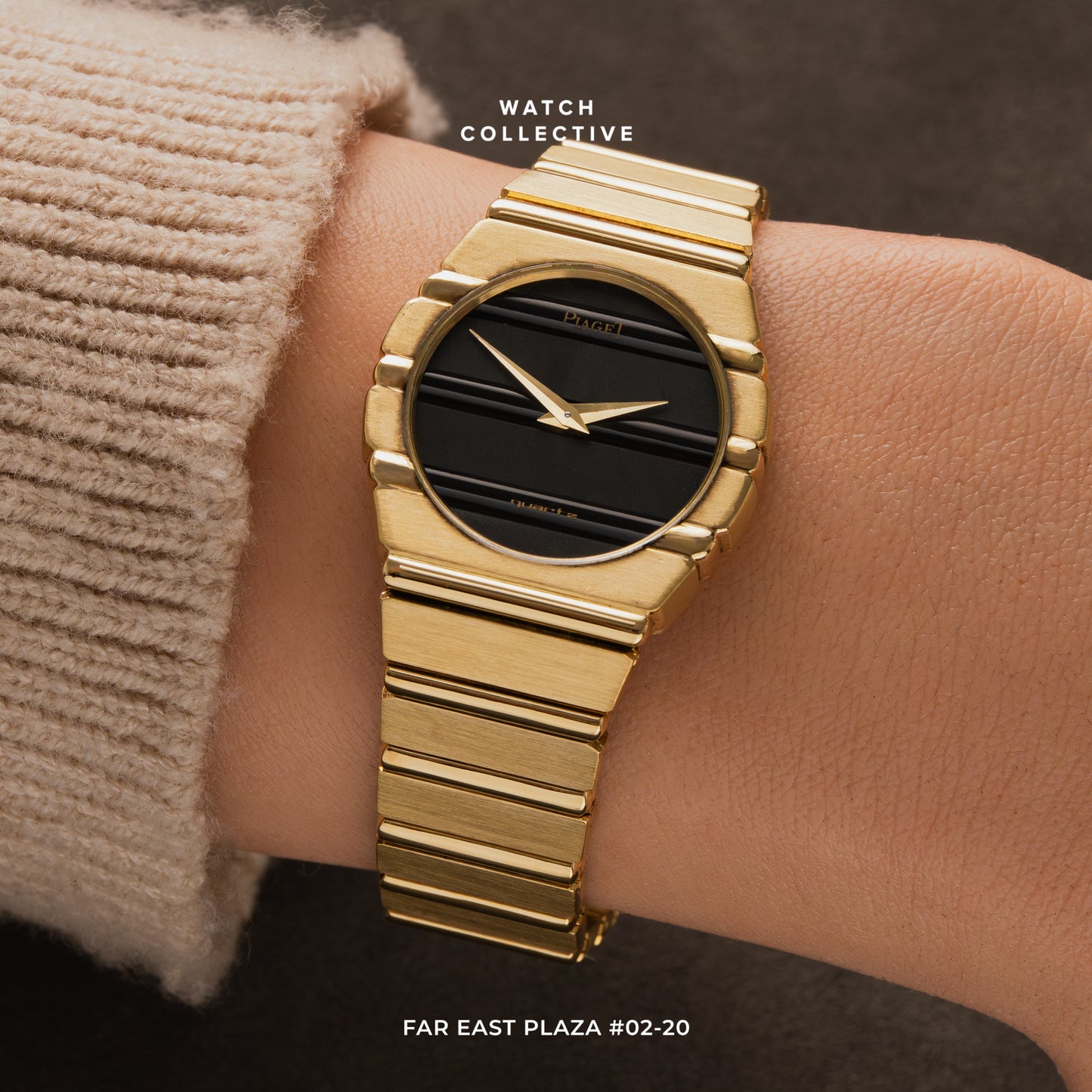 Piaget Polo Onyx dial 27mm quartz 791 C 701
