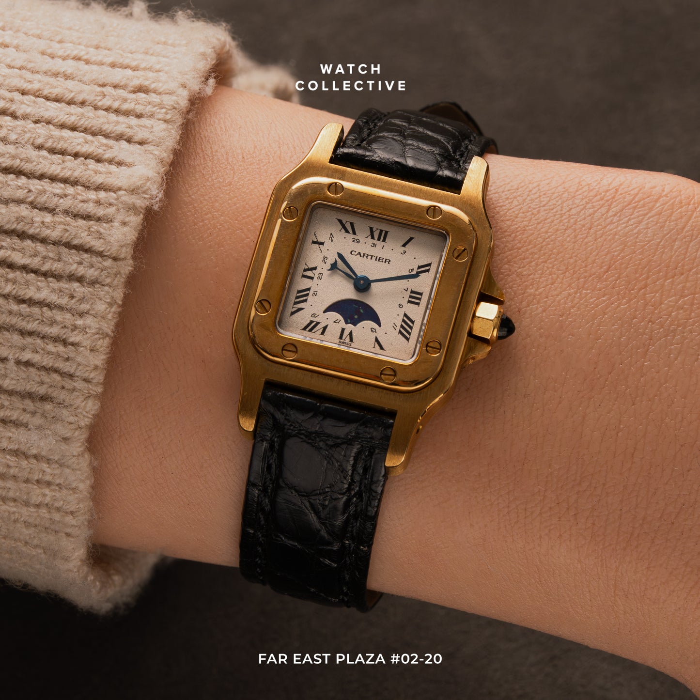 Cartier Santos de Cartier 18k Yellow gold 24mm quartz