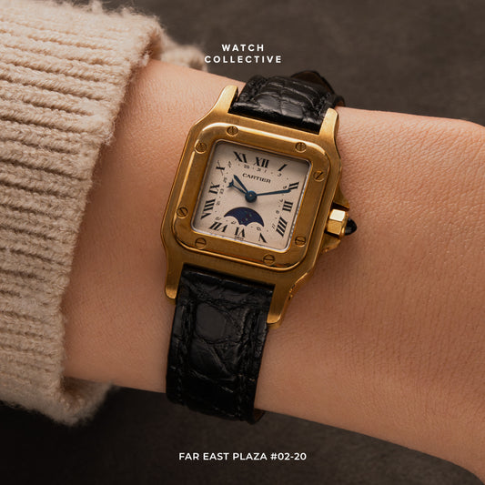 Cartier Santos de Cartier 18k Yellow gold 24mm quartz