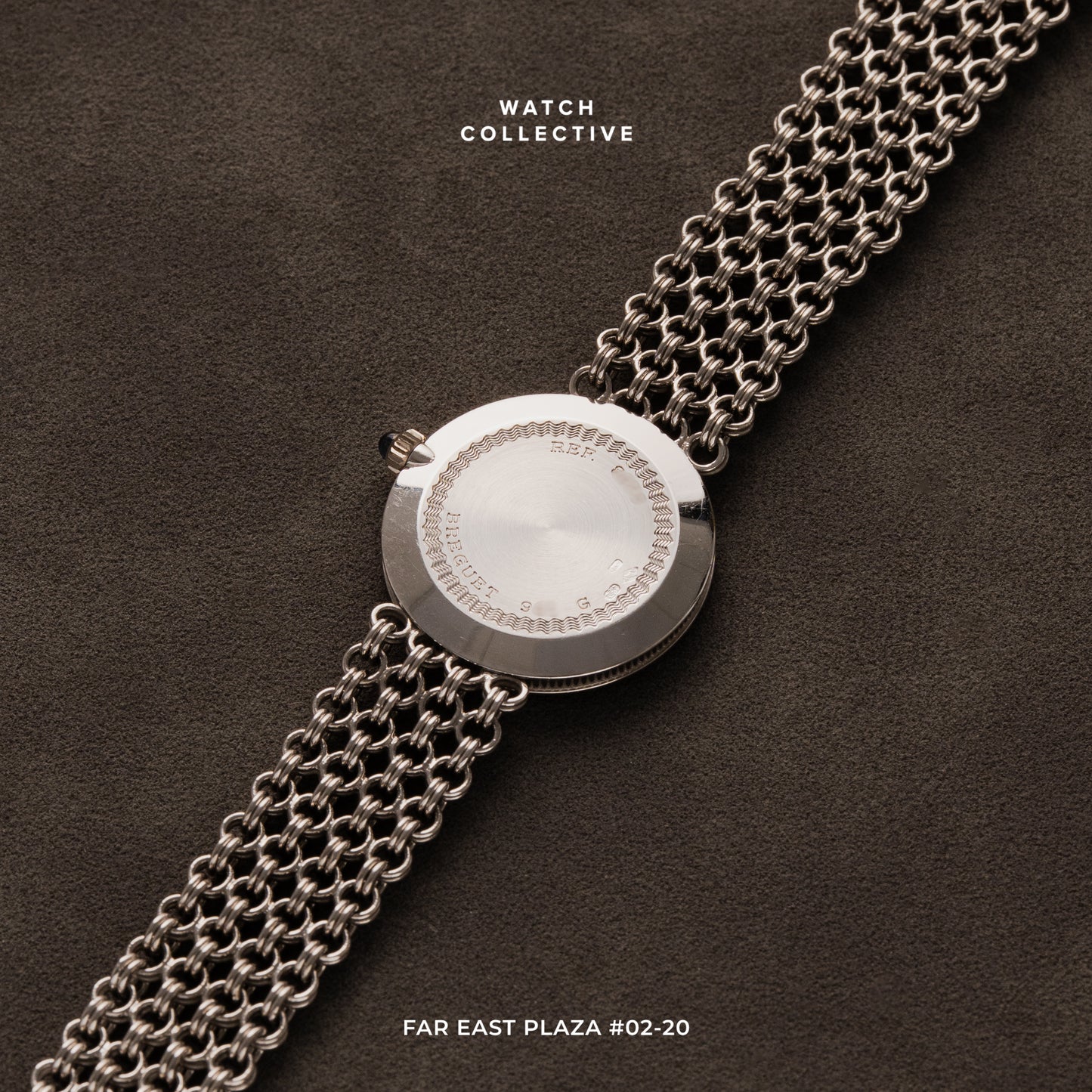 Breguet Classique 18k White Gold Factory Diamond 25mm Manual 8271
