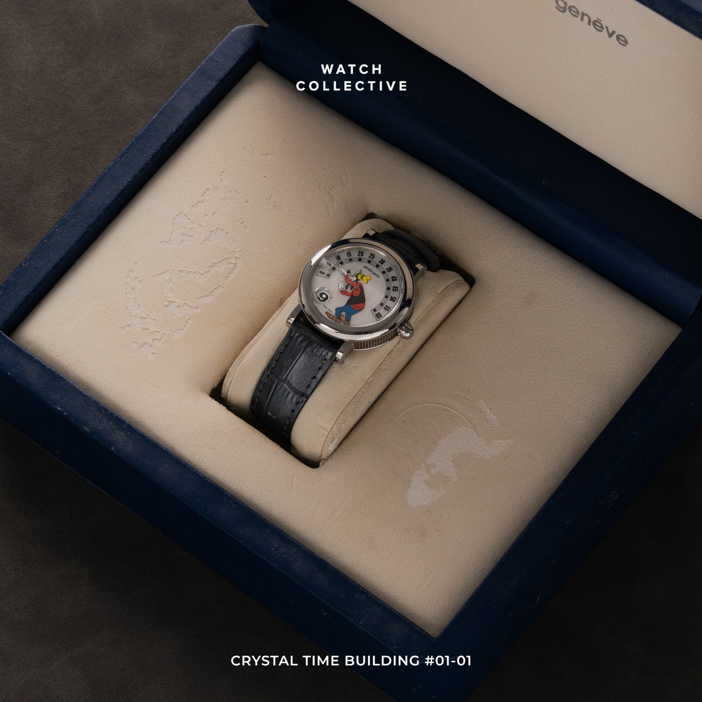 Gerald Genta Retrograde Goofy Stainless Steel 34mm automatic G3612