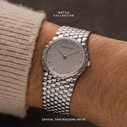 Audemars Piguet Cobra 18k White Gold Grey dial 31mm quartz