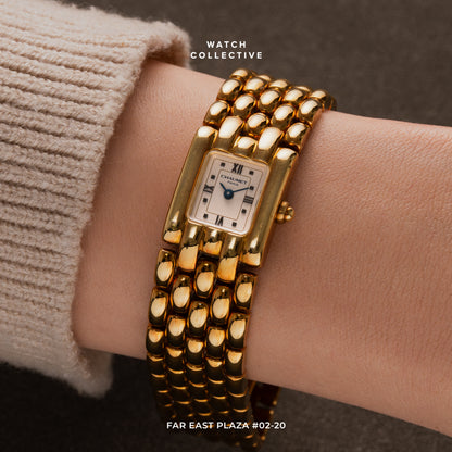 Chaumet 18k Yellow Gold Bracelet 18mm Quartz 11K