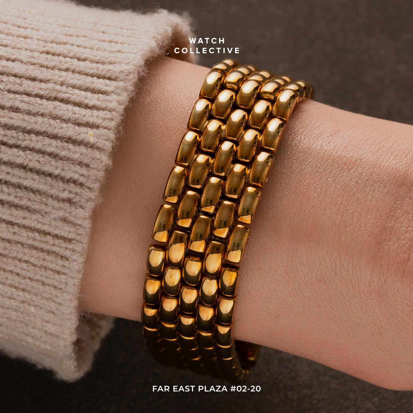 Chaumet 18k Yellow Gold Bracelet 18mm Quartz 11K