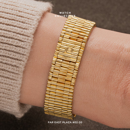 Piaget Dancer MOP Ruby Dial 18k Yellow Gold 27mm Quartz 8015G2