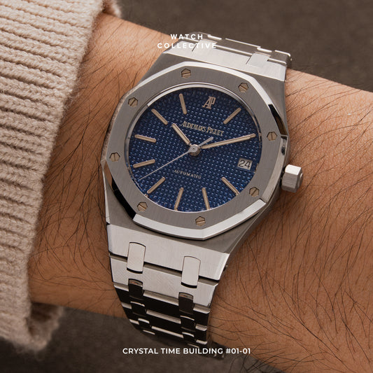 Audemars Piguet Royal Oak Yves Klein Blue Dial Stainless Steel 36mm automatic 14790ST (PAPERS)