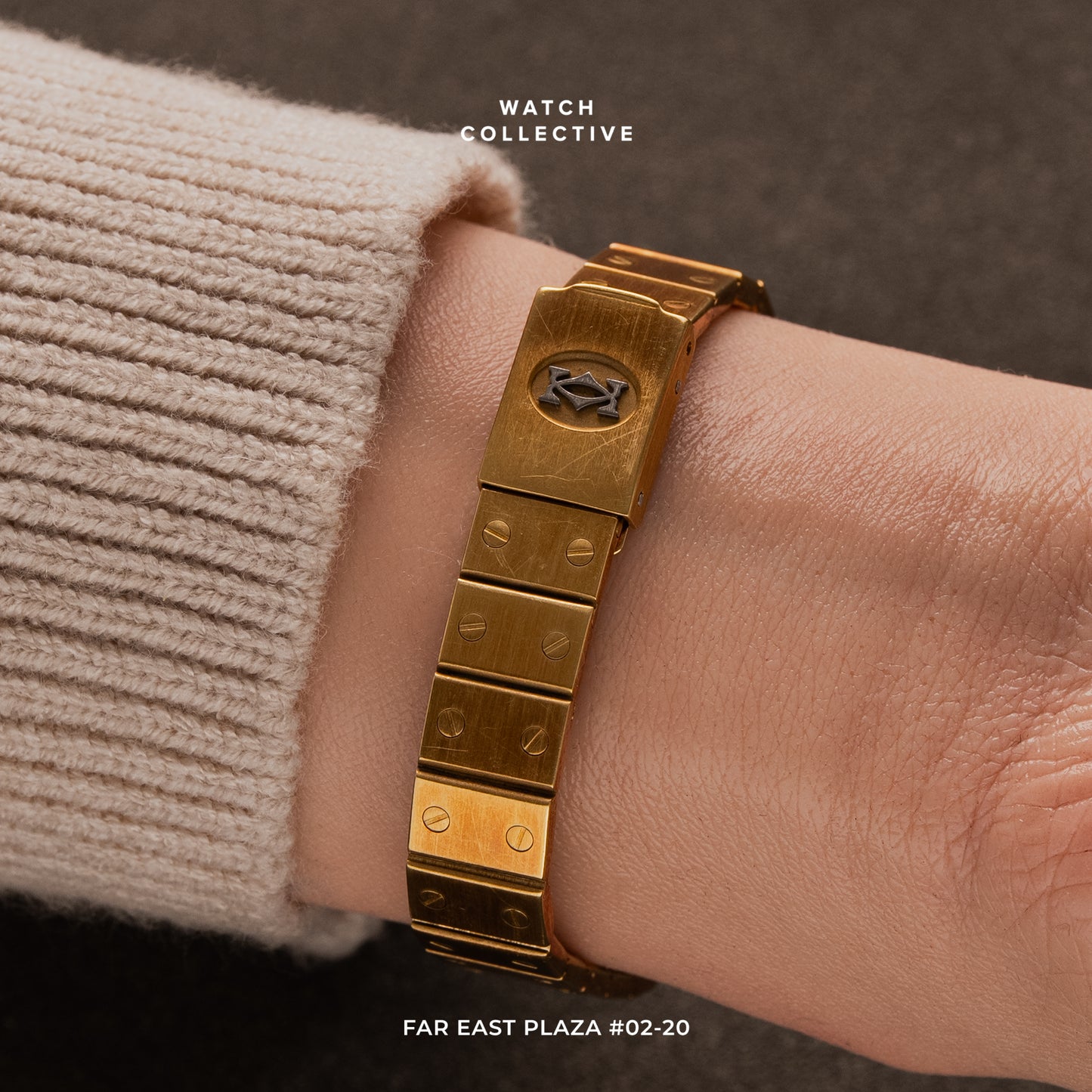 Cartier Santos Octagon 18k Yellow Gold Automatic 25mm 0906
