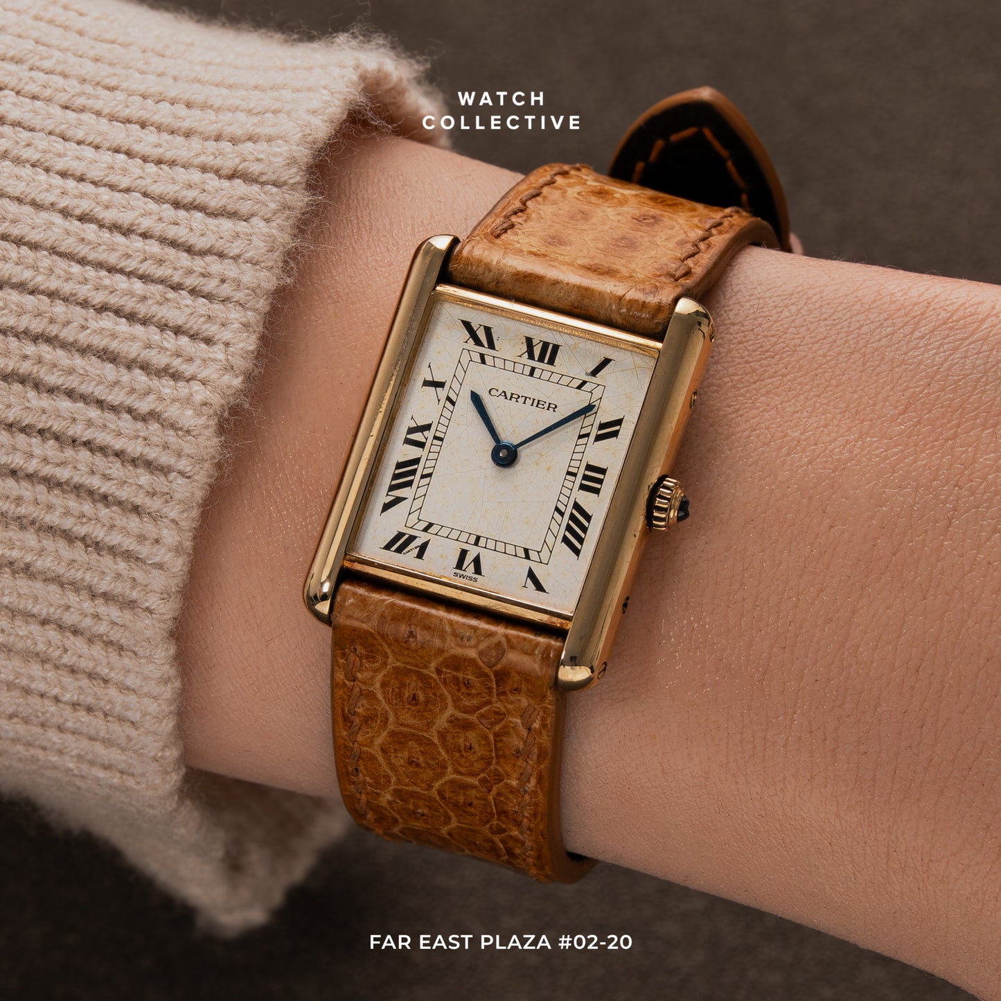 Cartier Tank Louis 18k Yellow gold 23.5mm QUARTZ 81052