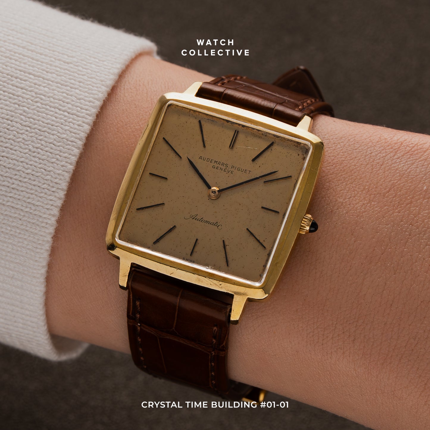 Audemars Piguet Vintage Square 18k Yellow gold 31mm automatic