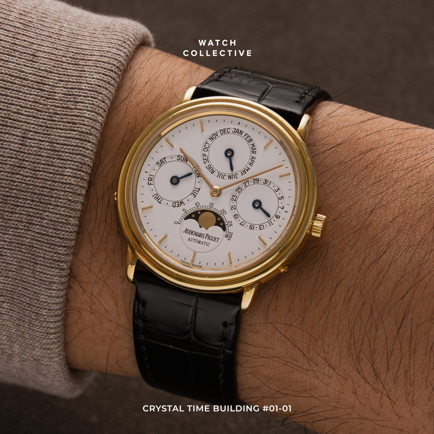 Audemars Piguet Quantime Perpetual Calendar 18k Yellow gold 36mm automatic
