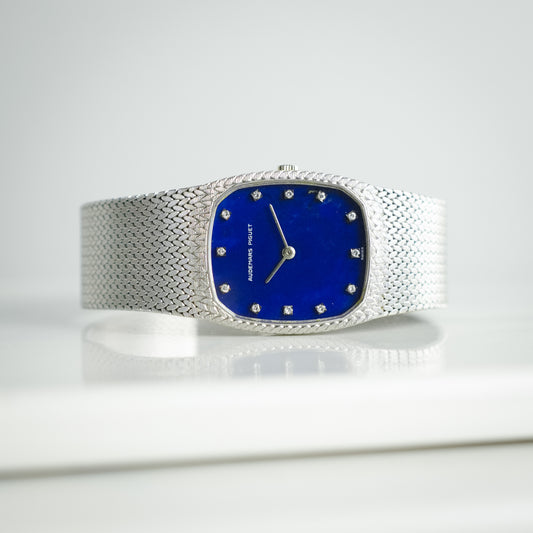Audemars Piguet Audemars Piguet Cobra Lapis Dial 27mm 18K White Gold manual winding