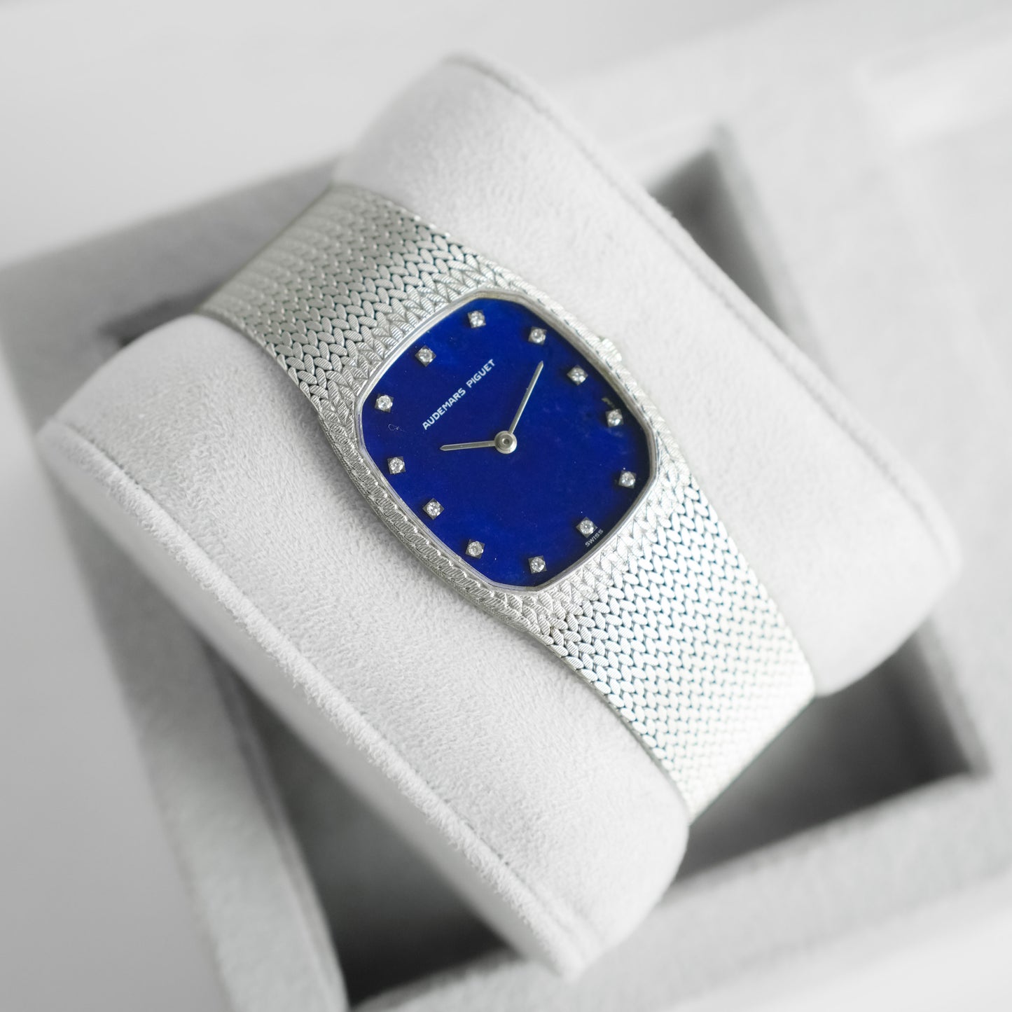 Audemars Piguet Audemars Piguet Cobra Lapis Dial 27mm 18K White Gold manual winding