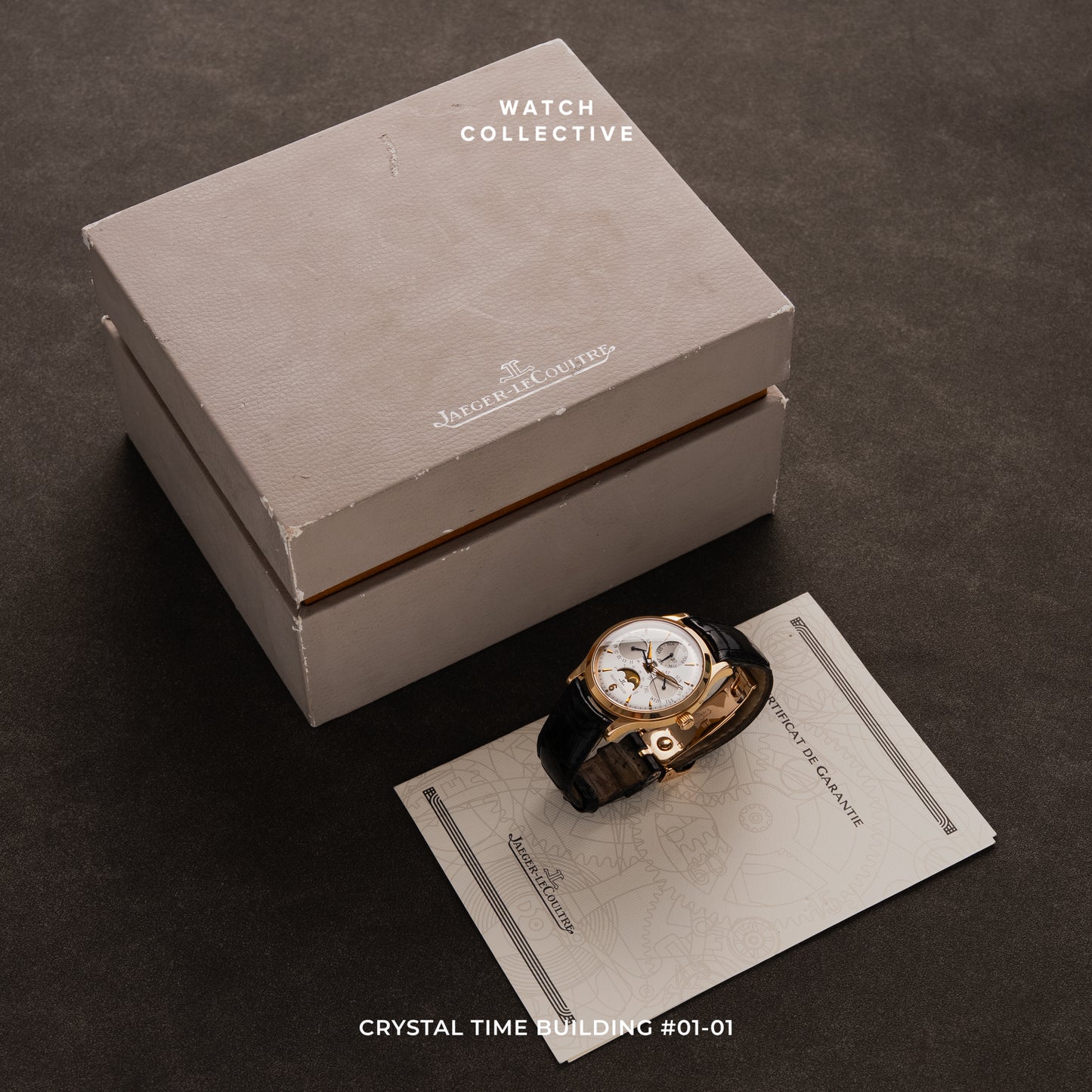 Jaeger-LeCoultre Master Control Perpetual Calendar 18k Rose Gold 37mm manual winding