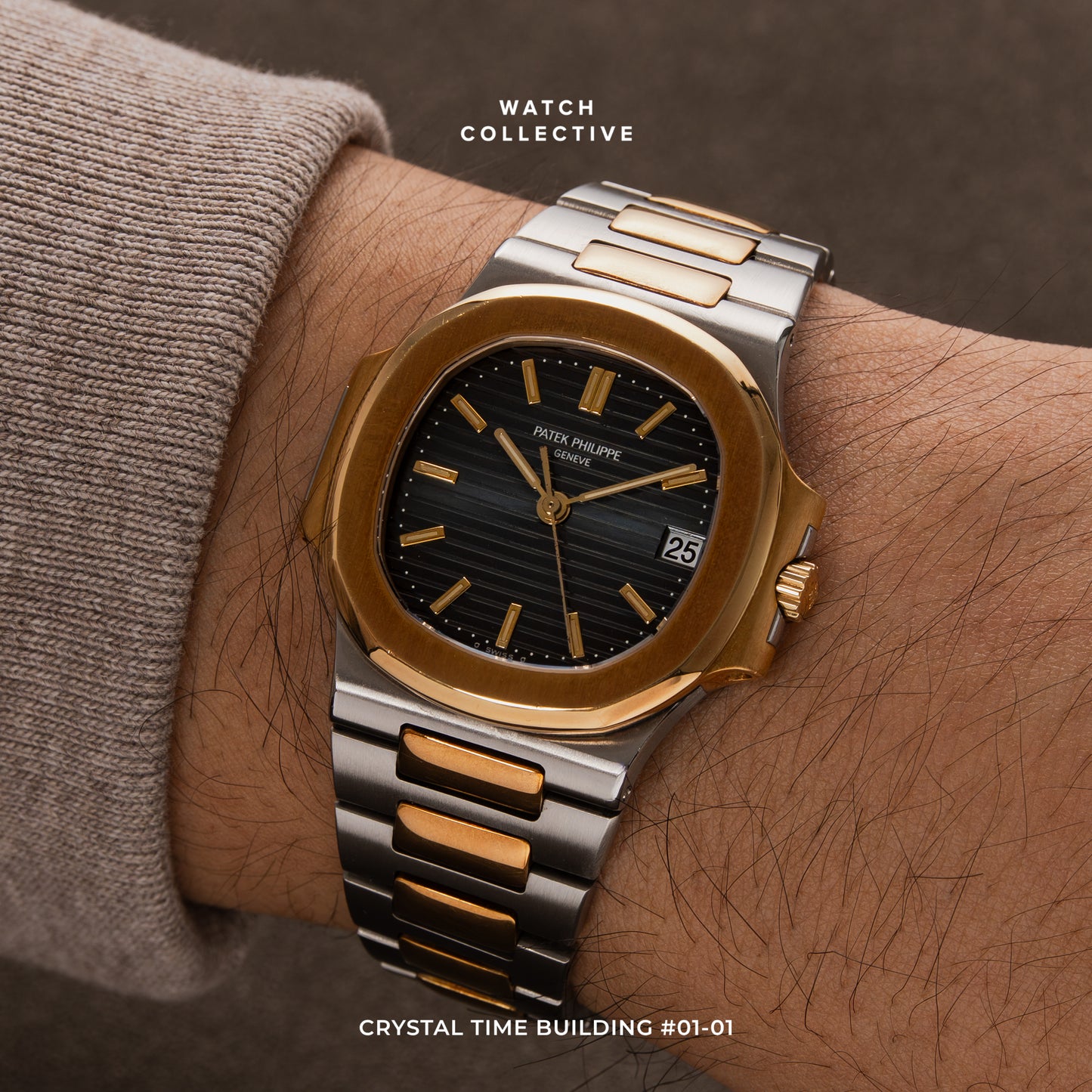 Patek Philippe Nautilus Gold/Steel Two Tone 37.5mm Automatic 3800/1