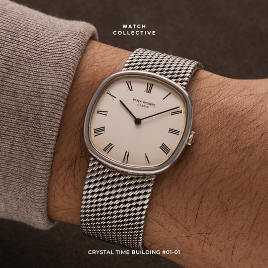 Patek Philippe Golden Ellipse 18k White gold 33mm manual winding 3644/001
