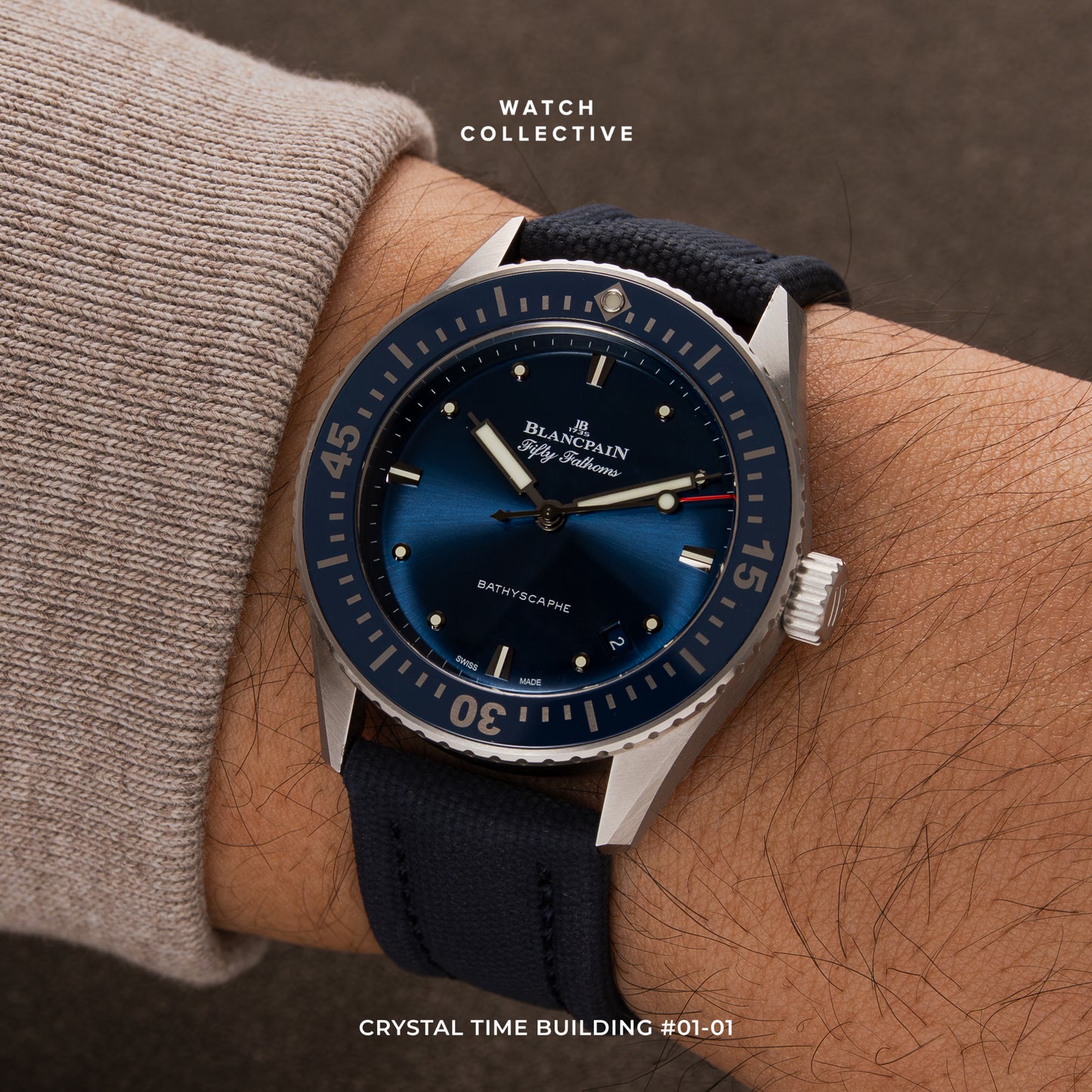 Blancpain Fifty Fathoms Bathyscaphe Stainless steel 38mm automatic